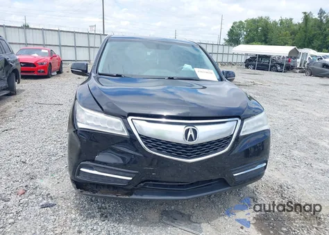 2015 Acura Mdx из США, поврежденный, VIN 5FRYD3H22FB013579
